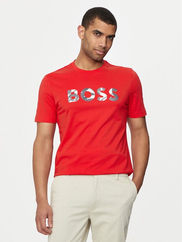 Boss Boss Majica Thompson 15 50513382 Rdeča Regular Fit