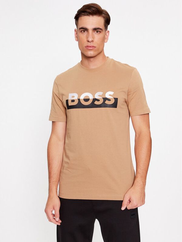 Boss Boss Majica Tiburt 421 50499584 Bež Regular Fit