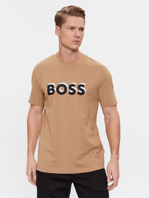 Boss Boss Majica Tiburt 427 50506923 Bež Regular Fit