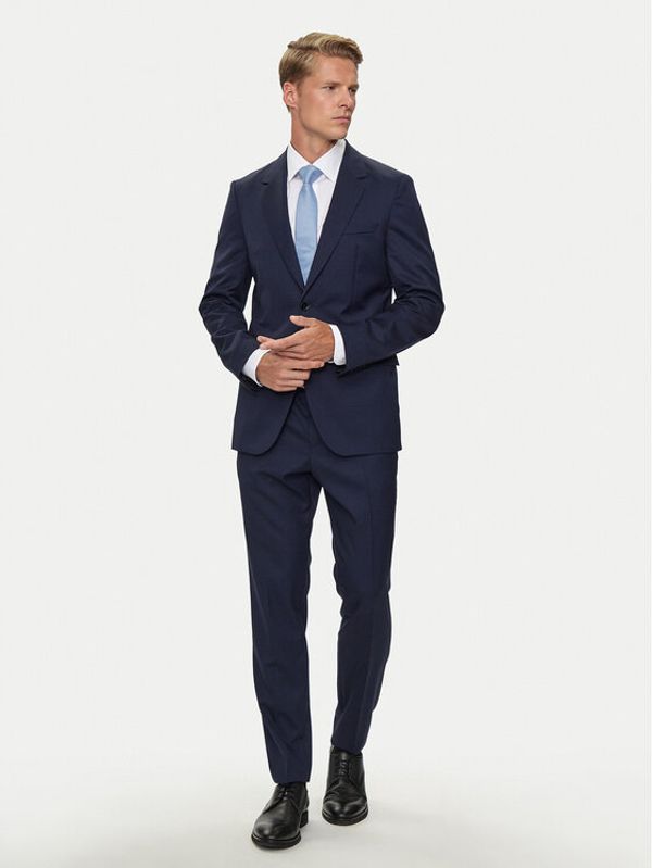 Boss Boss Obleka H-Houston 50518120 Mornarsko modra Slim Fit