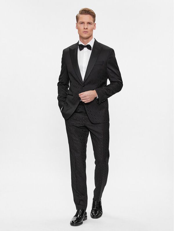 Boss Boss Obleka H-Huge-2Pcs-Tux-231 50502453 Črna Slim Fit