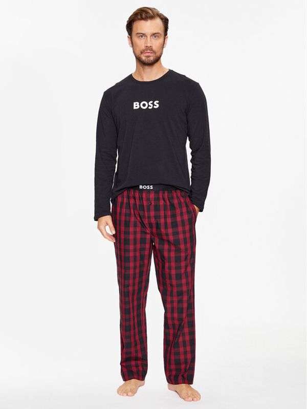 Boss Boss Pižama Easy 50488084 Rdeča Regular Fit