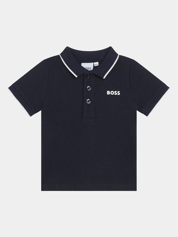 Boss Boss Polo majica J05P13 M Mornarsko modra Regular Fit