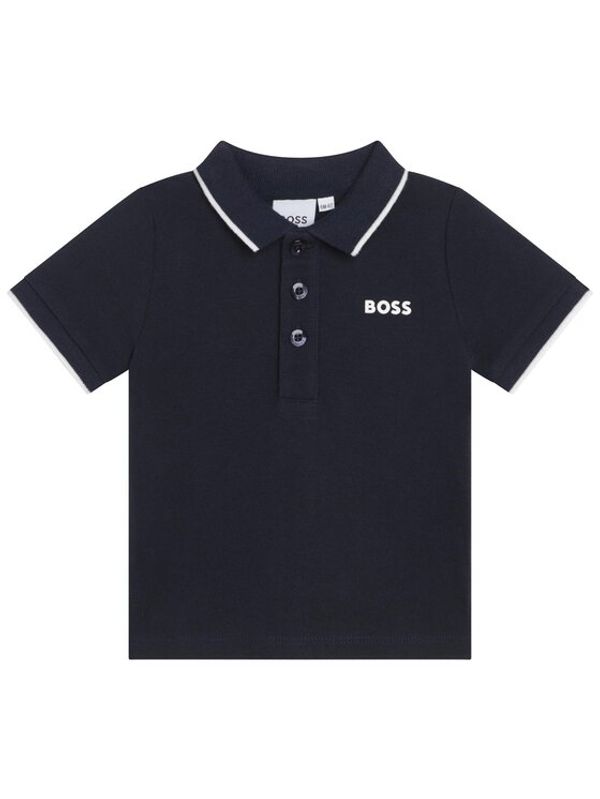 Boss Boss Polo majica J05P13 S Mornarsko modra Regular Fit