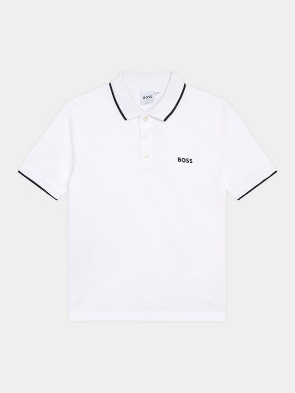 Boss Boss Polo majica J25P26 D Bela Regular Fit