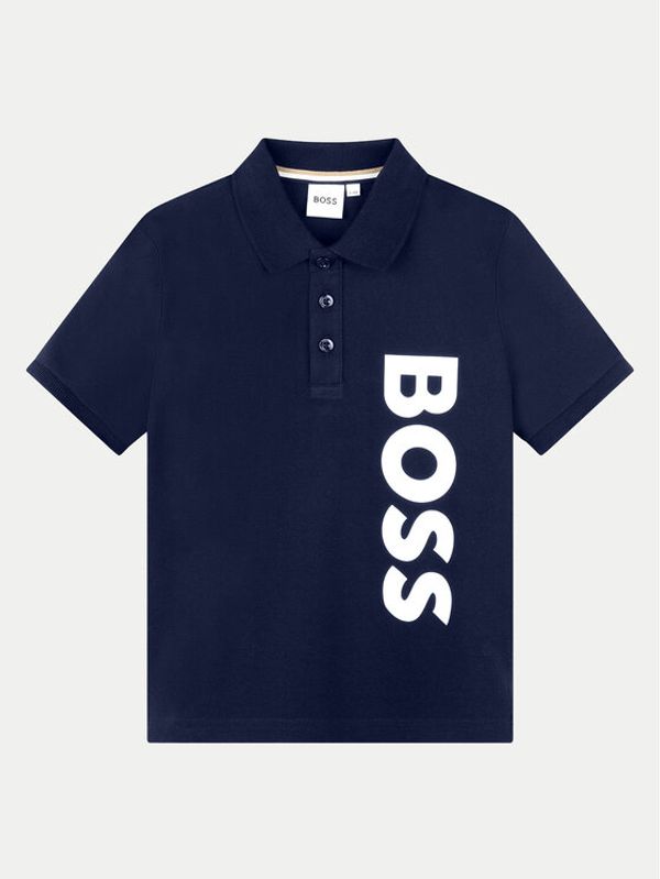 Boss Boss Polo majica J50703 D Mornarsko modra Regular Fit