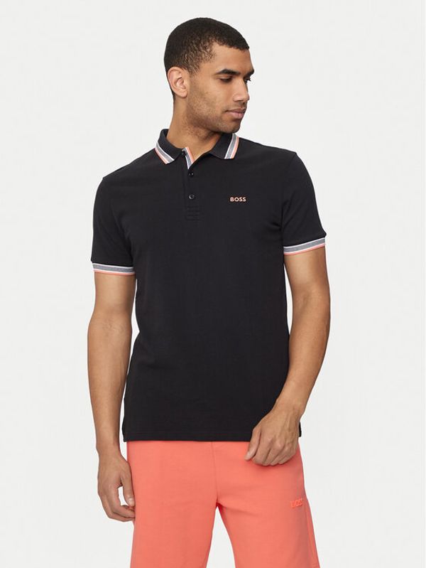 Boss Boss Polo majica Paddy 50469055 Črna Regular Fit