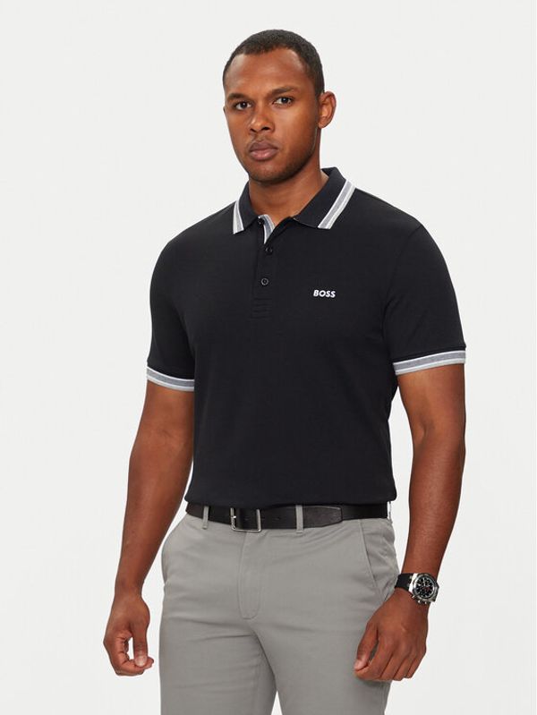 Boss Boss Polo majica Paddy 50469055 Črna Regular Fit