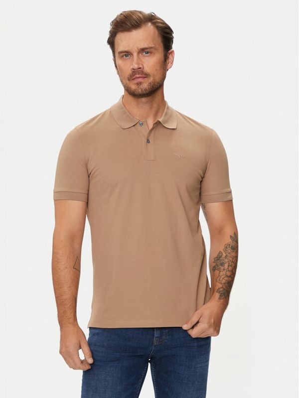 Boss Boss Polo majica Pallas 50468301 Bež Regular Fit