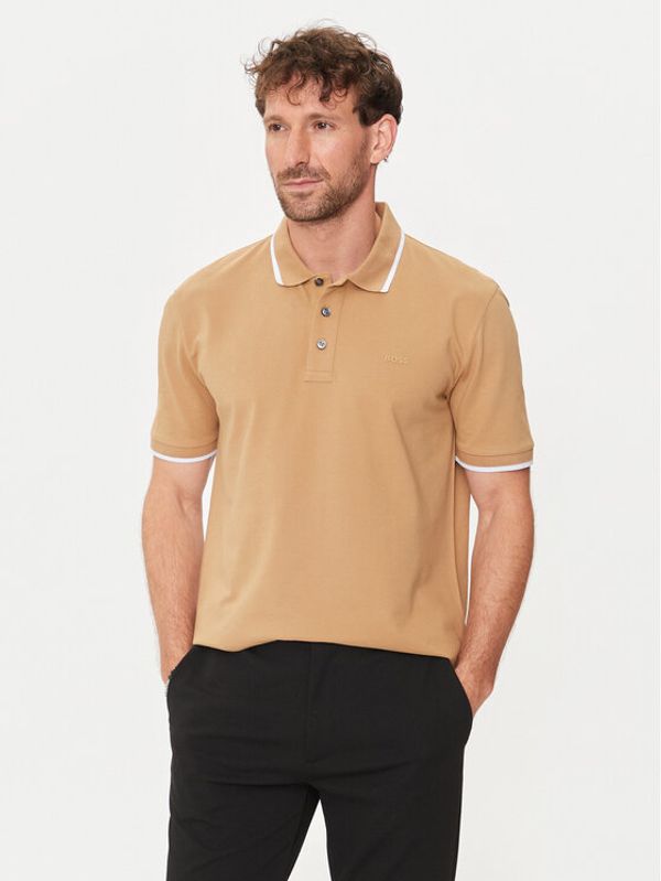 Boss Boss Polo majica Parlay 190 50494697 Bež Regular Fit