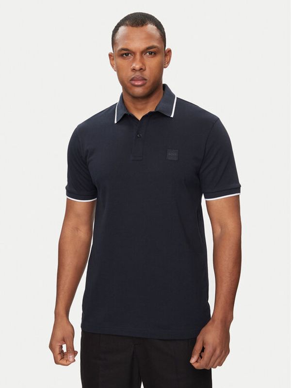 Boss Boss Polo majica Passertip 50507699 Mornarsko modra Slim Fit