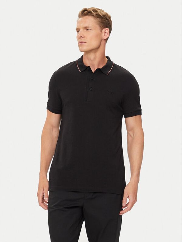 Boss Boss Polo majica Paule 4 50506195 Črna Slim Fit