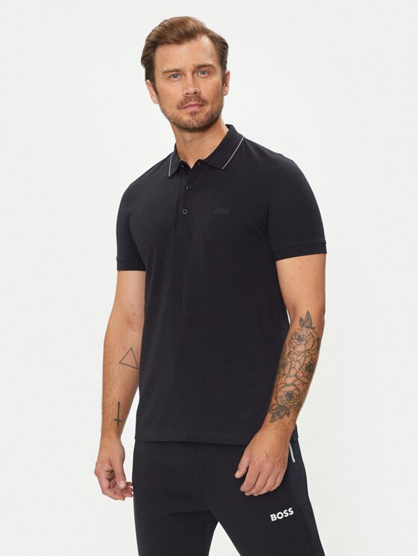 Boss Boss Polo majica Paule 4 50506195 Mornarsko modra Slim Fit