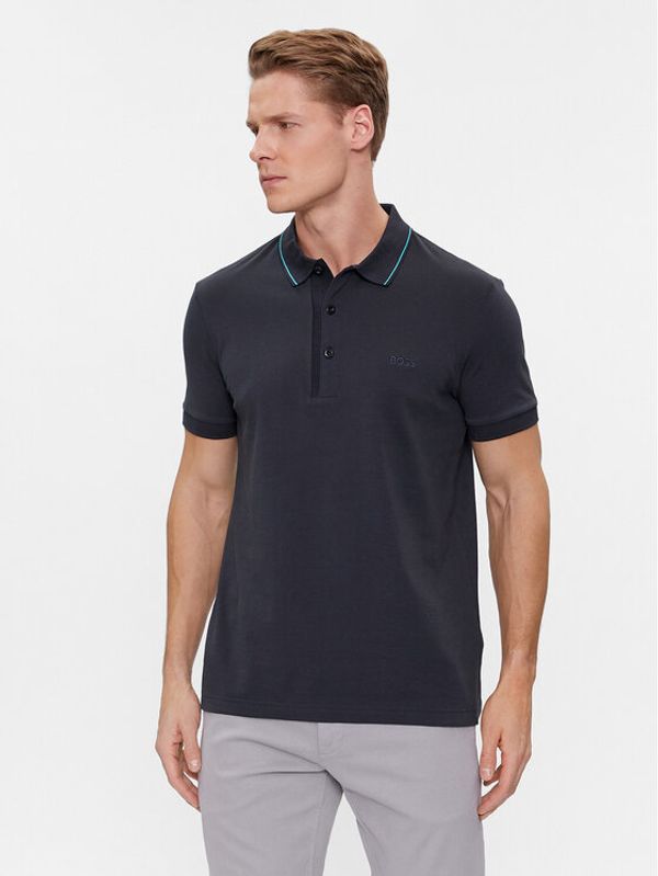 Boss Boss Polo majica Paule 4 50506195 Mornarsko modra Slim Fit