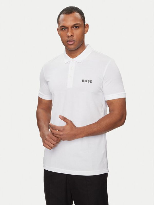 Boss Boss Polo majica Paule 50512789 Bela Slim Fit