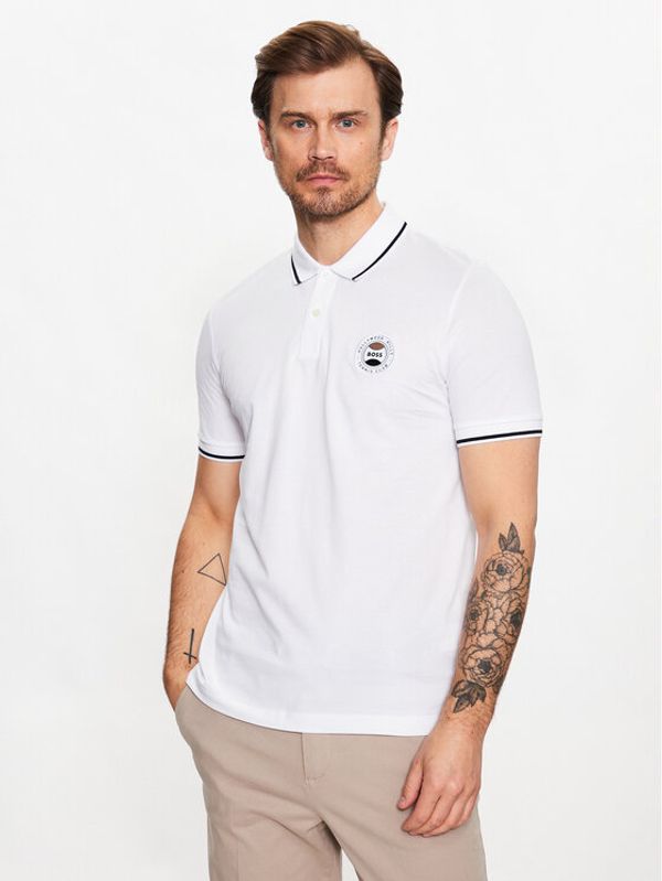 Boss Boss Polo majica Phillipson 110 50486202 Bela Slim Fit