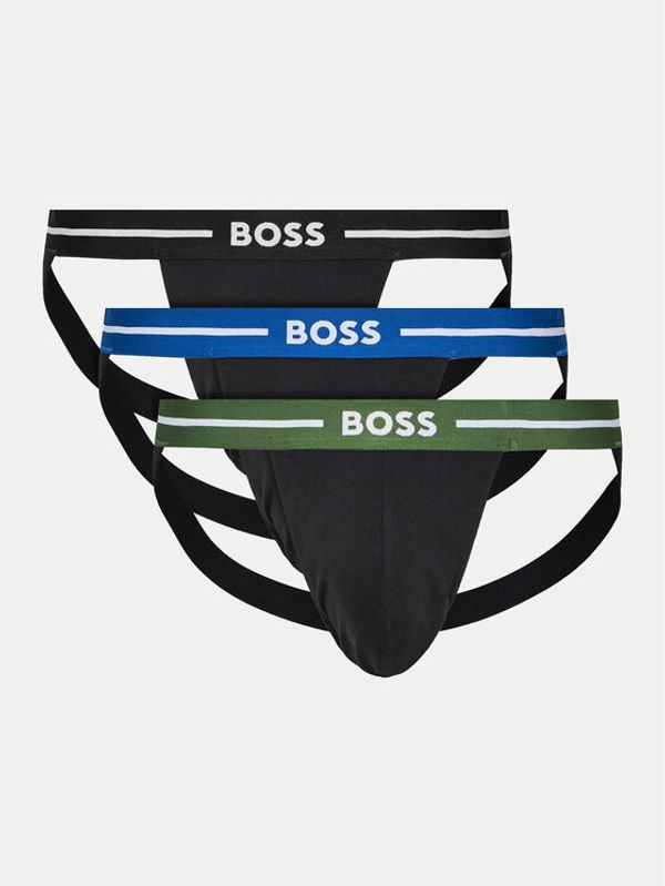 Boss Boss Set 3 parov slipov Jock Strap Jockstrap 3P Bold 50514965 Pisana