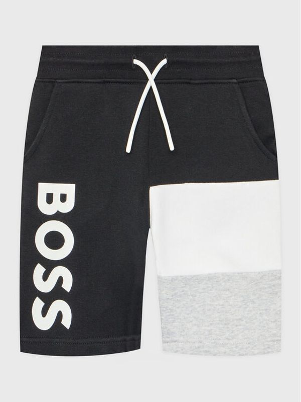 Boss Boss Športne kratke hlače J24826 S Črna Regular Fit