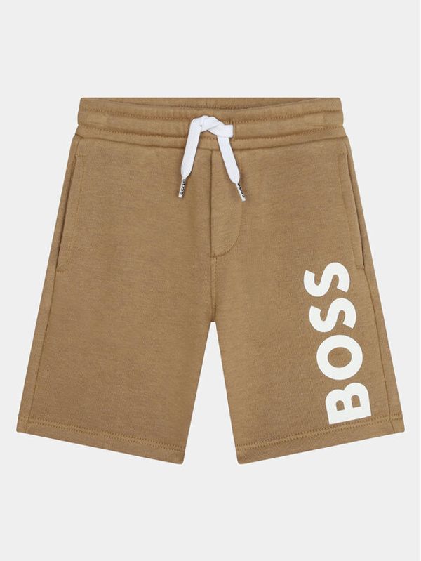 Boss Boss Športne kratke hlače J50580 M Bež Regular Fit