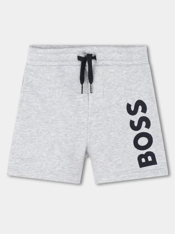 Boss Boss Športne kratke hlače J50580 M Siva Regular Fit