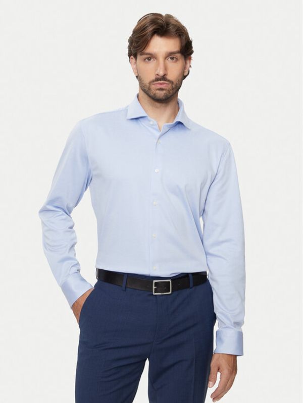 Boss Boss Srajca 50473312 Svetlo modra Slim Fit