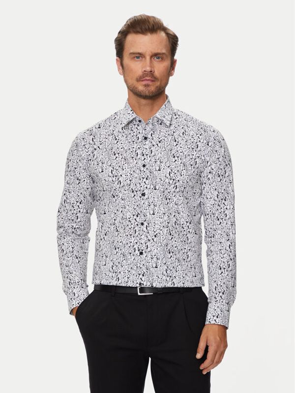 Boss Boss Srajca 50520065 Bela Slim Fit