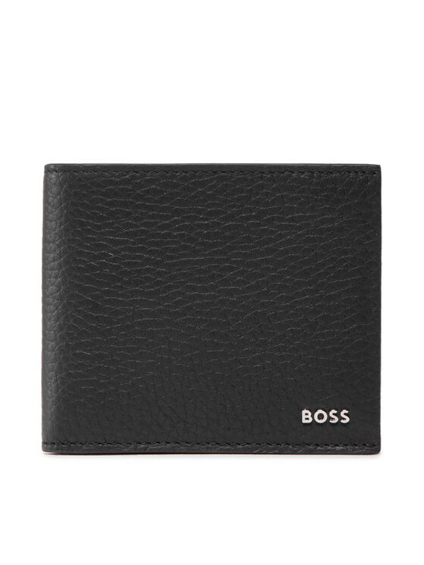 Boss Boss Velika moška denarnica Crossdown 4 50470464 Črna