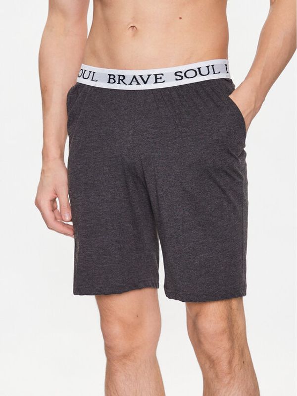 Brave Soul Brave Soul Kratke hlače pižama MLWB-149KEVCHL Siva Regular Fit