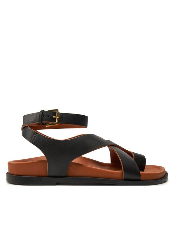 Bronx Bronx Sandali Yla-Na 85035-A2042 Črna