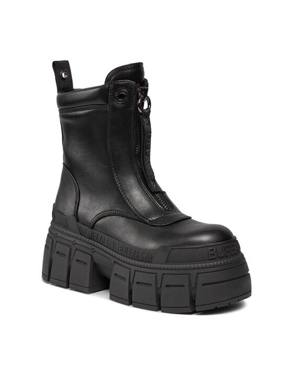 Buffalo Buffalo Škornji Gospher Zip Boot BN1622350 Črna