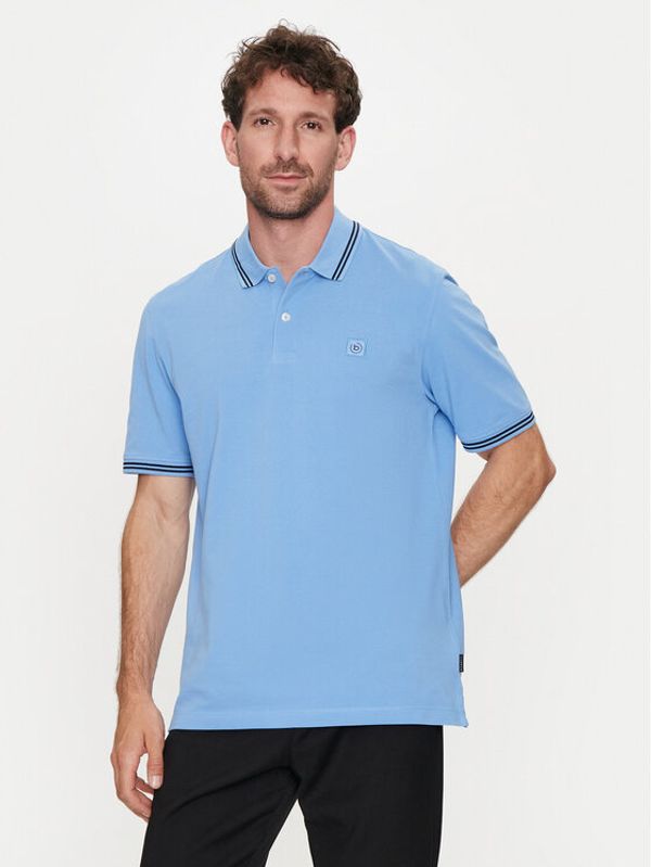 Bugatti Bugatti Polo majica 8150 55001A Modra Slim Fit