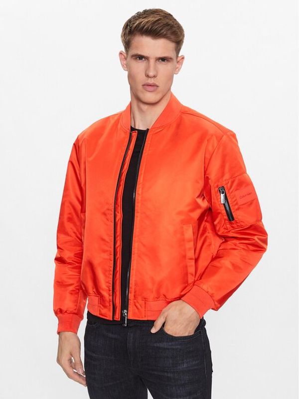 Calvin Klein Calvin Klein Bomber jakna Hero K10K109907 Oranžna Regular Fit