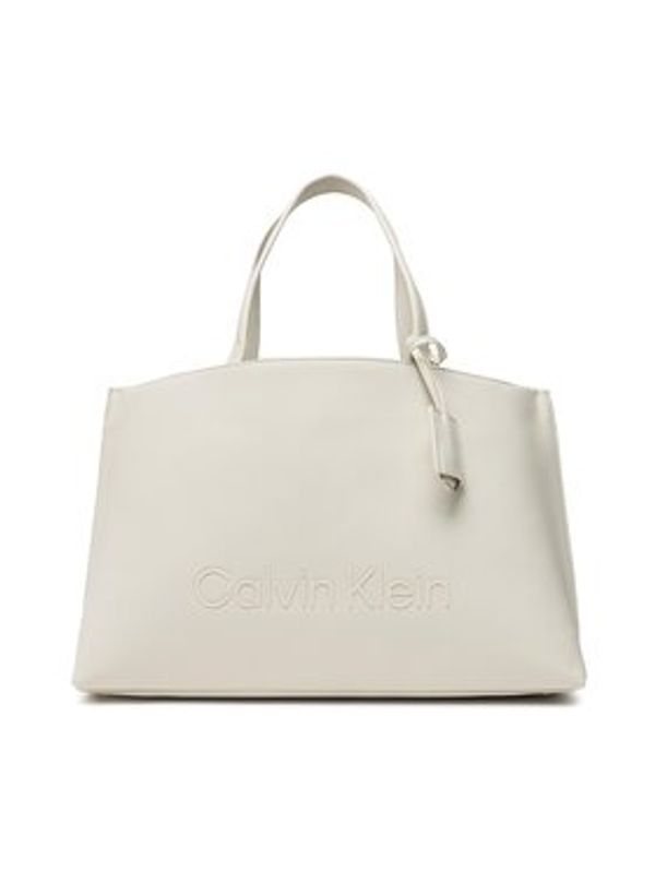 Calvin Klein Calvin Klein Ročna torba Ck Set Shopper Md K60K610172 Bež