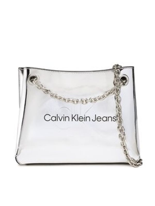 Calvin Klein Calvin Klein Ročna torba K60K610397 Srebrna