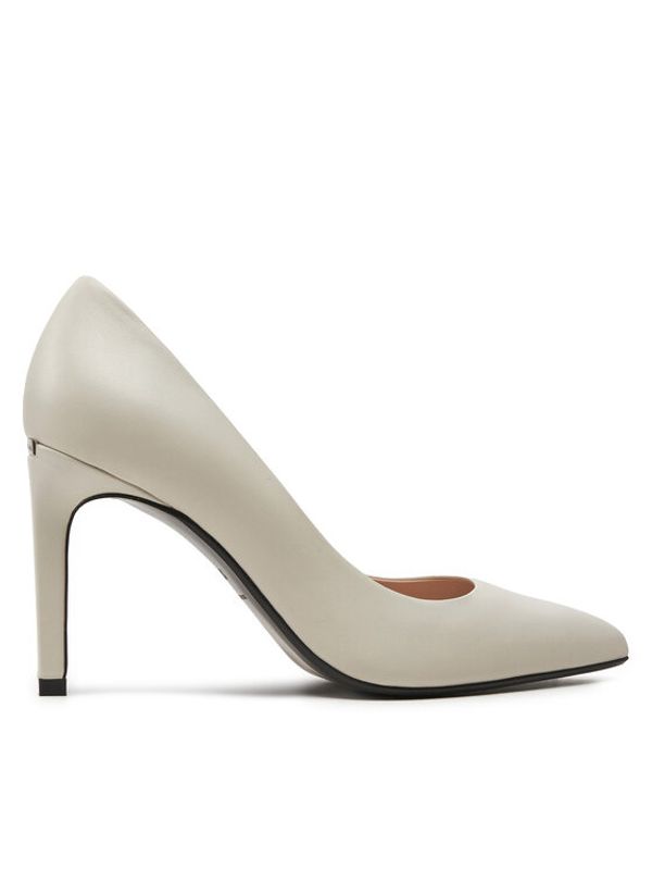 Calvin Klein Calvin Klein Čevlji z visoko peto Heel Pump 90 Lth HW0HW02110 Écru