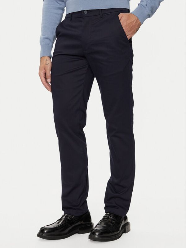 Calvin Klein Calvin Klein Chino hlače K10K113429 Mornarsko modra Slim Fit