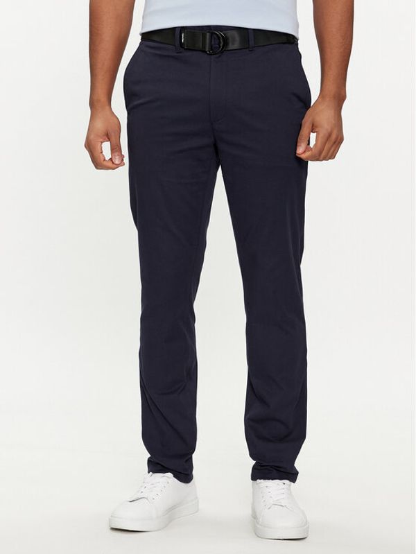 Calvin Klein Calvin Klein Chino hlače Modern K10K110979 Mornarsko modra Slim Fit