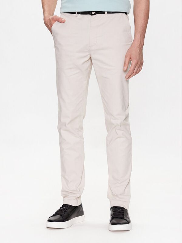 Calvin Klein Calvin Klein Chino hlače Modern Twill K10K110979 Bež Slim Fit