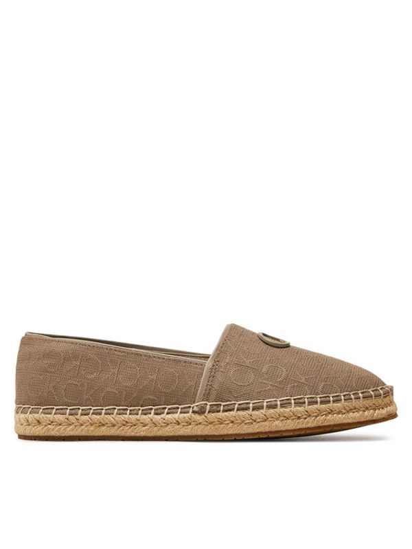 Calvin Klein Calvin Klein Espadrile Espadrille Relock Mono Jacq HW0HW01916 Rjava