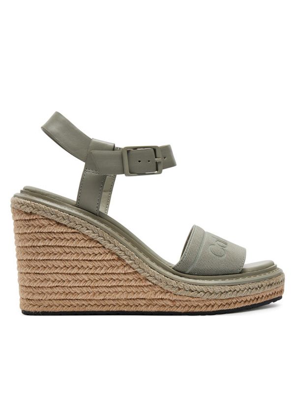 Calvin Klein Calvin Klein Espadrile Wedge Sandal 70 He HW0HW02050 Siva