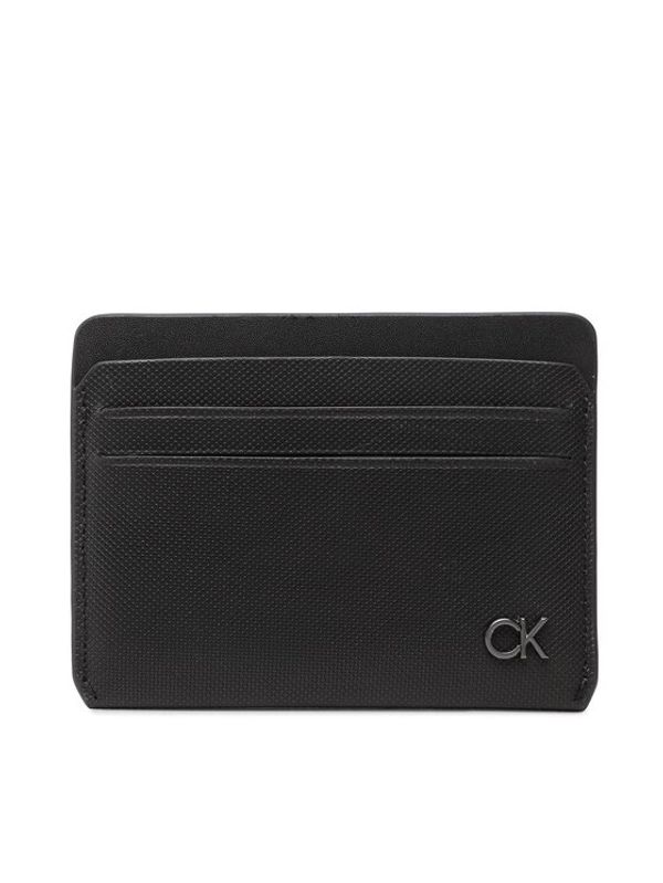 Calvin Klein Calvin Klein Etui za kreditne kartice Ck Clean Pq Cardholder 6Cc K50K510288 Črna