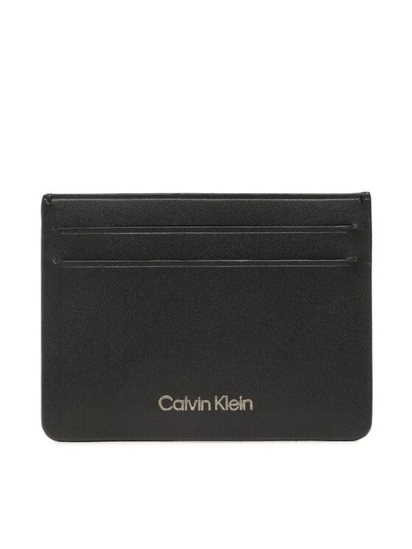 Calvin Klein Calvin Klein Etui za kreditne kartice Ck Concise Cardholder 6Cc K50K510601 Črna