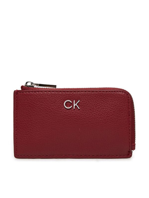 Calvin Klein Calvin Klein Etui za kreditne kartice Ck Daily Zip Cardholder W/Chain K60K612281 Rdeča