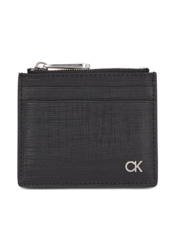 Calvin Klein Calvin Klein Etui za kreditne kartice Ck Must Cardholder W/Zip K50K510885 Črna