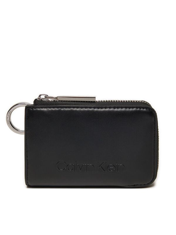 Calvin Klein Calvin Klein Etui za kreditne kartice Embossed Logo K60K612441 Črna