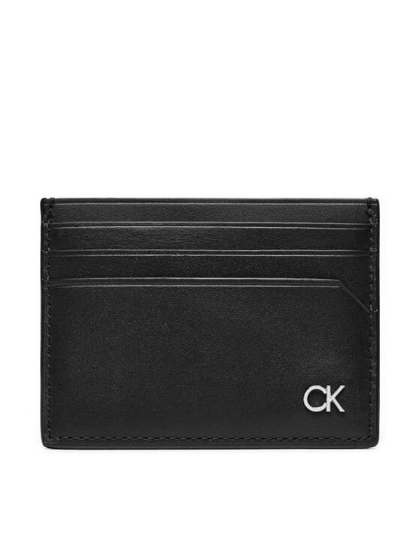 Calvin Klein Calvin Klein Etui za kreditne kartice Metal Ck Cardholder 6Cc K50K512286 Črna