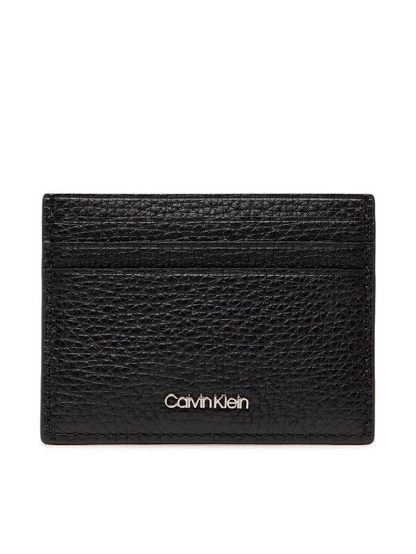 Calvin Klein Calvin Klein Etui za kreditne kartice Minimalism Cardholder 6Cc K50K509613 Črna