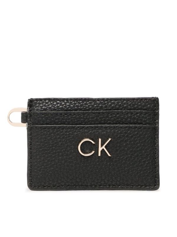 Calvin Klein Calvin Klein Etui za kreditne kartice Re-Lock Cardholder K60K610671 Črna