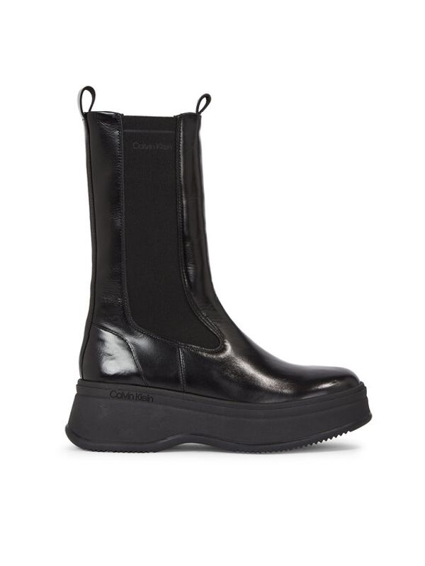 Calvin Klein Calvin Klein Gležnjarji Chelsea Pitched Chelsea Boot HW0HW01686 Črna