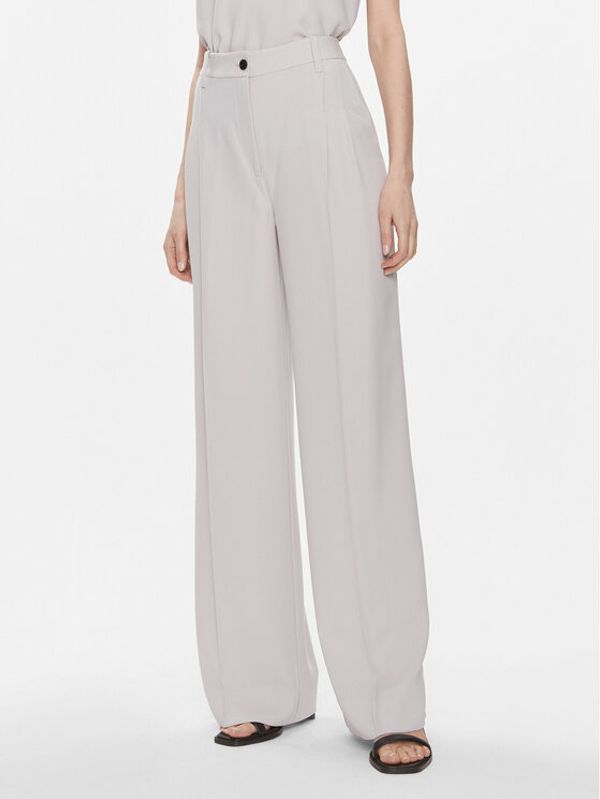 Calvin Klein Calvin Klein Hlače iz tkanine K20K206774 Siva Wide Leg